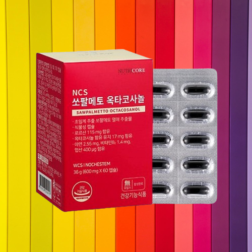 뉴트리코어 쏘팔메토 옥타코사놀 소팔메토 60캡슐X1개 - 상세 이미지 2