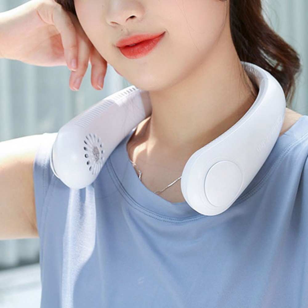 넥풍기 목에거는 휴대용 목걸이 넥밴드 선풍기 - 상세 이미지 4