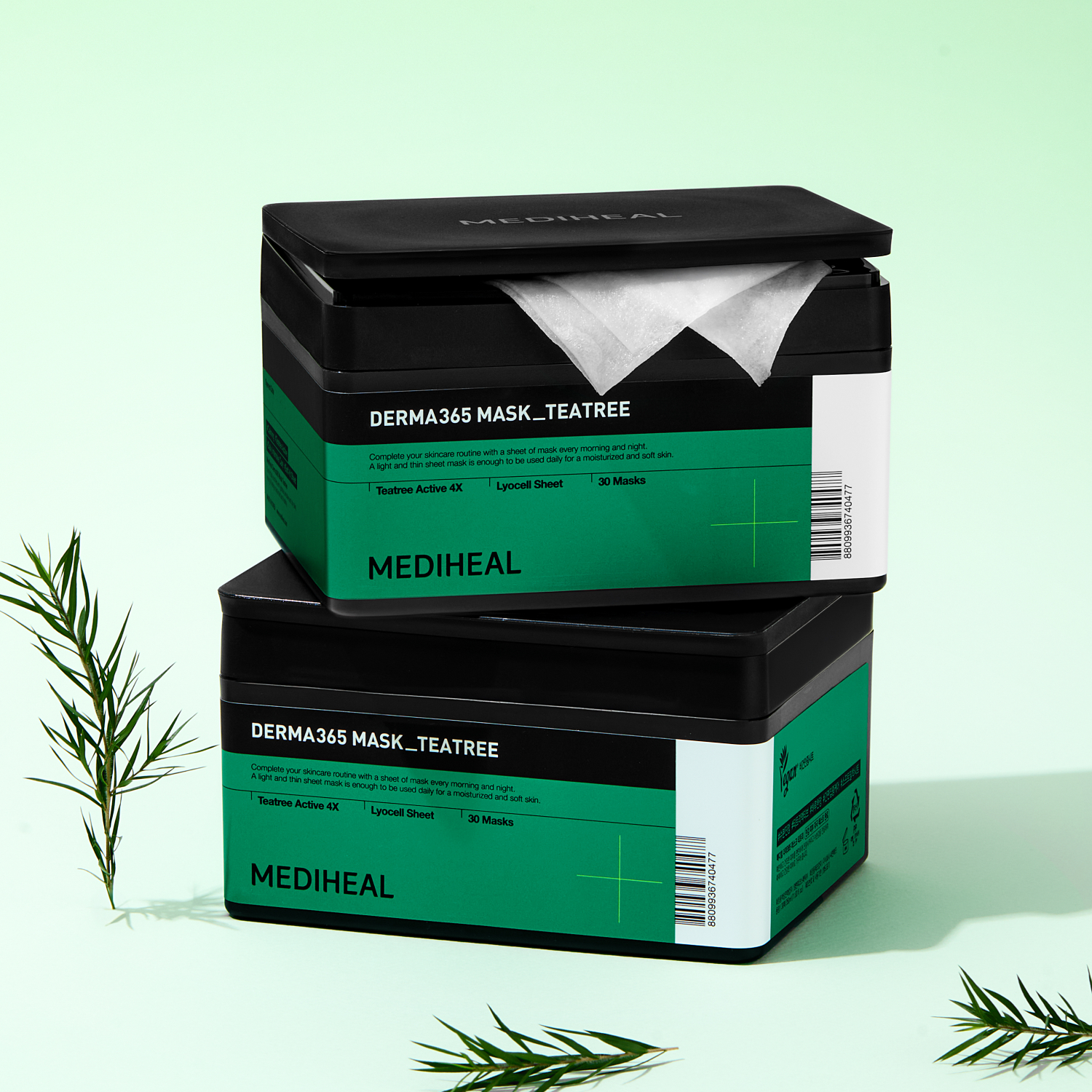 메디힐 뽑아쓰는 마스크팩 더마365 티트리 30매 - 상세 이미지 2