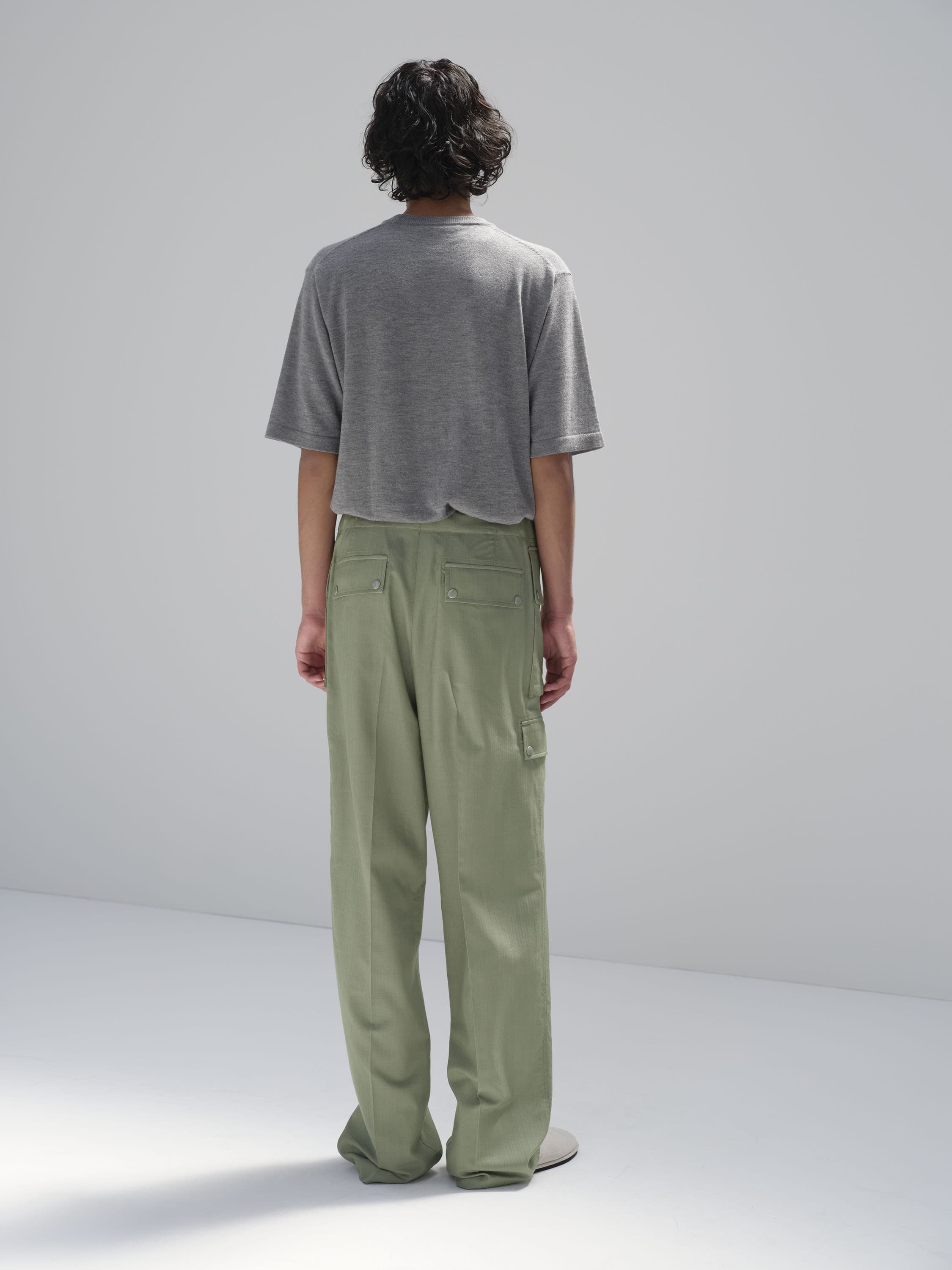 오라리 AURALEE 울 헤링본 카고 팬츠 25SS A25SP02CH 3컬러 이미지 7