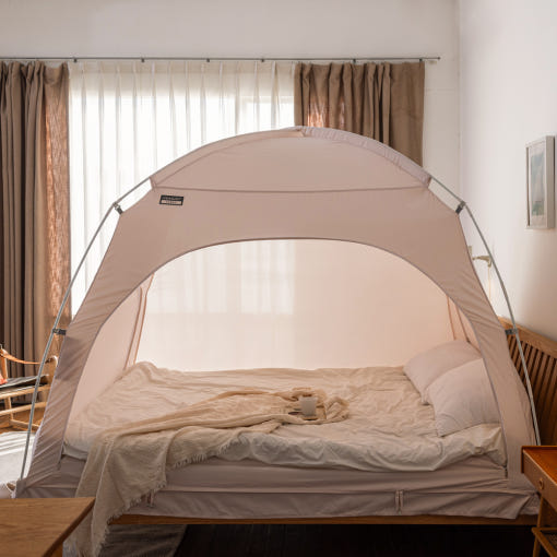 [따수미 패브릭 난방텐트 아이보리 색상]