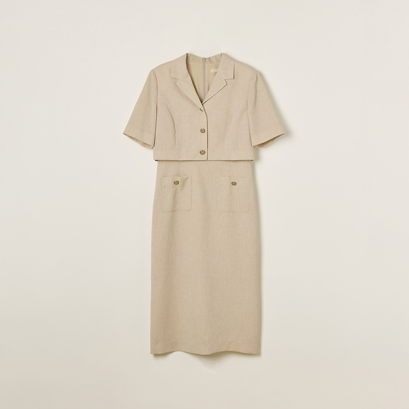 로엠 린넨라이크 2in1 롱 원피스 RMOWF24S13