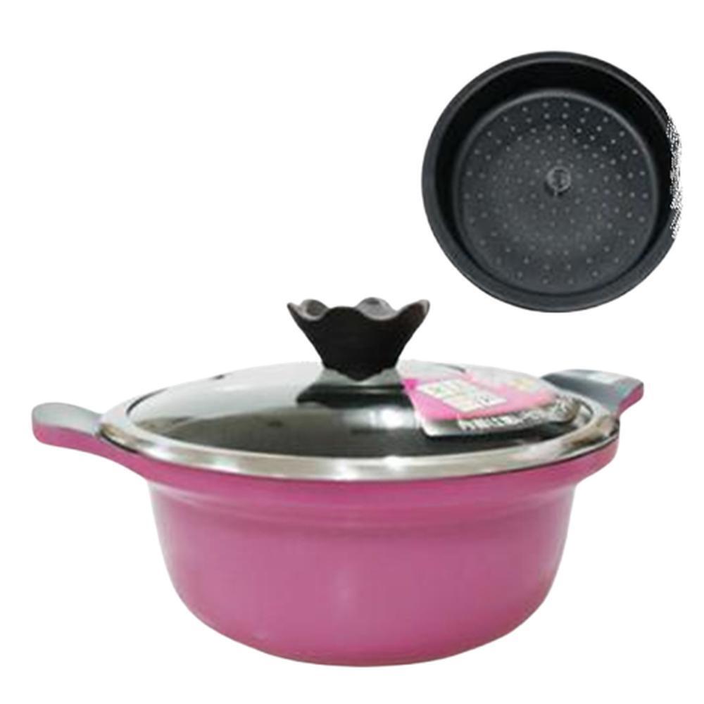 알루미늄 인덕션 겸용 만두 찜요리 국요리 냄비 양수 21cm