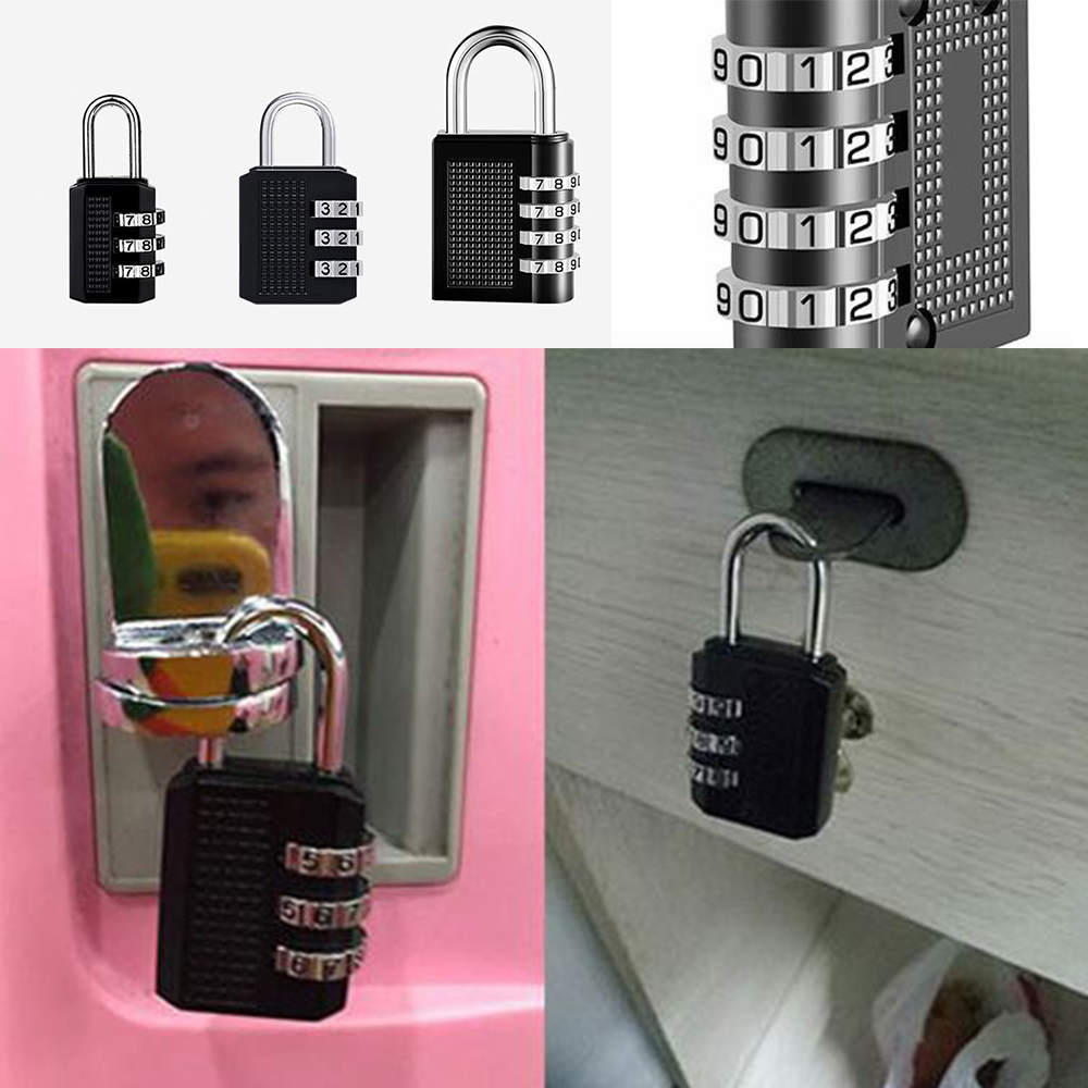 다이얼 번호 자물쇠 2개입 캐리어 사물함 락커 안전 장치