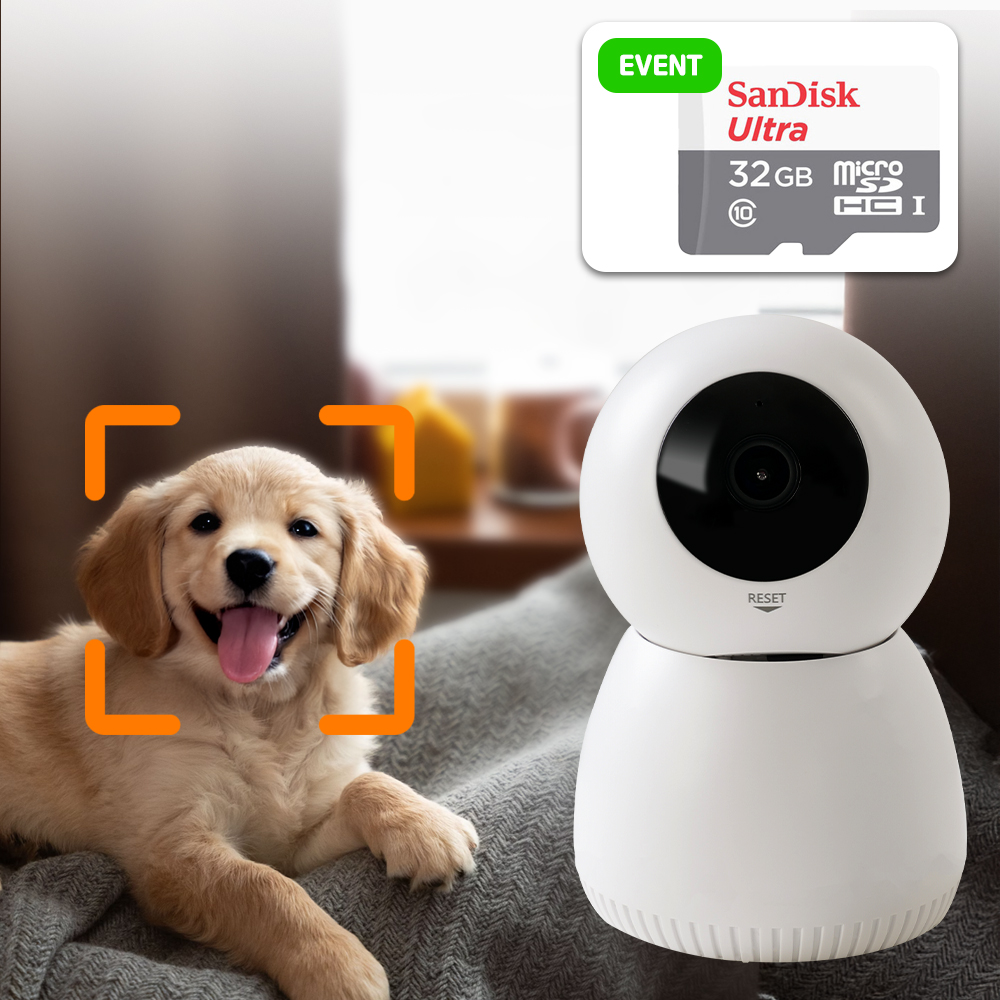 도기캠 AI 펫캠 홈캠 강아지 고양이 실시간 인공지능 반려동물 CCTV QHD 제품 이미지
