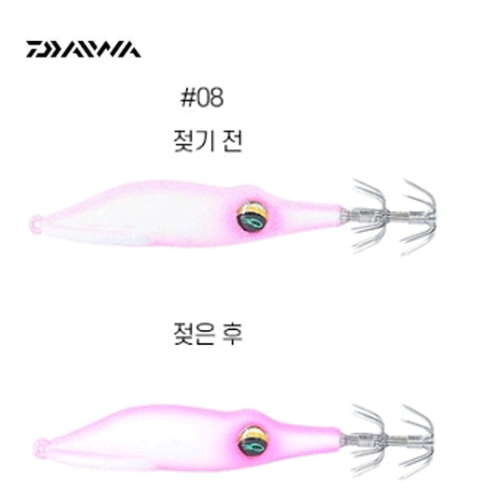 바다루어 다이와 에메랄다스 이카메탈 드롭퍼 수평 에기 슷테 8, 2.5호