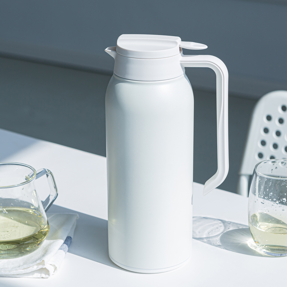 칼딘 보온보냉 서버 스텐 커피 서버 워터저그 1500ml, 화이트 - 상세 이미지 4