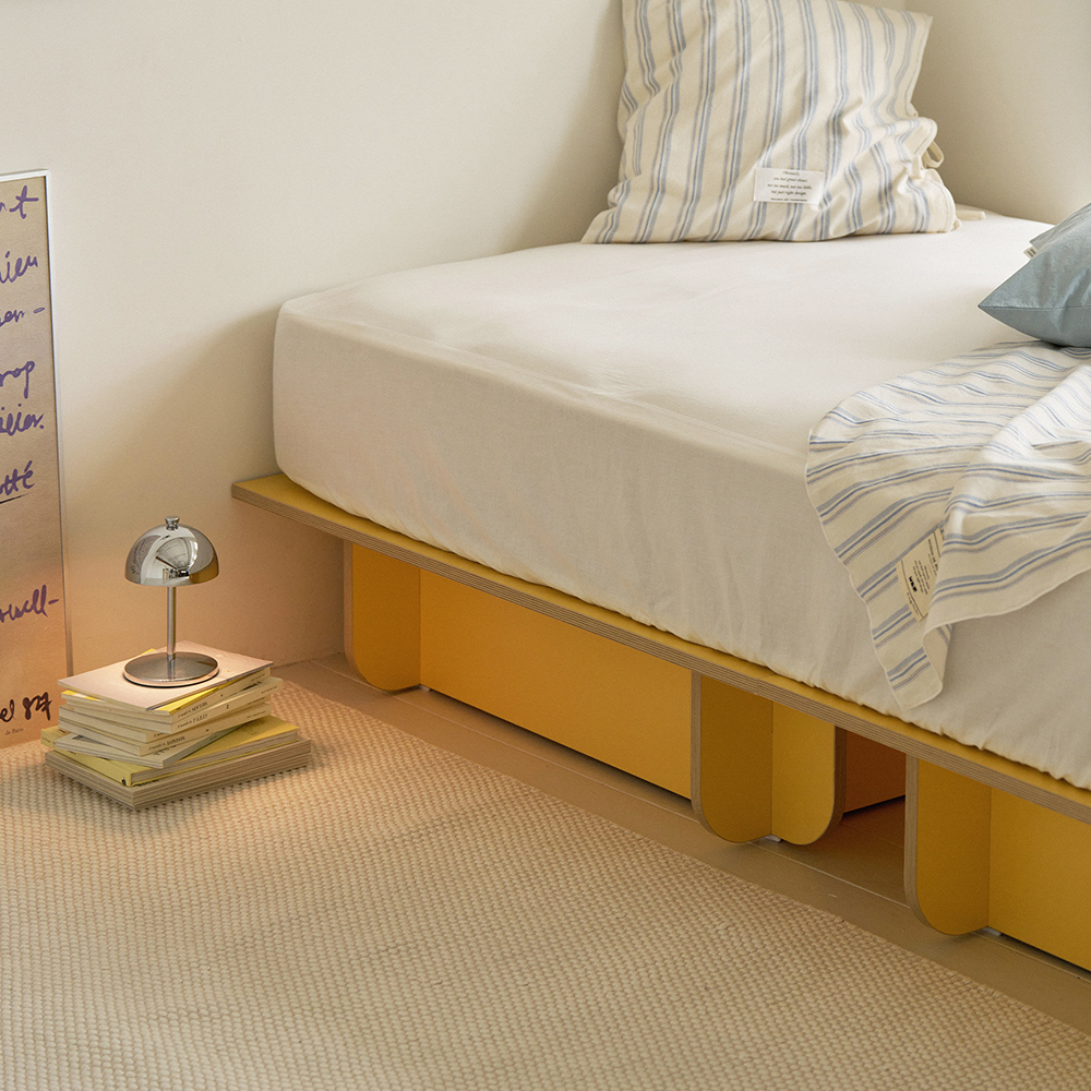 누어 룬드 무헤드 평상형 파운데이션 싱글 슈퍼싱글 침대 프레임 S/SS 상세 이미지 5