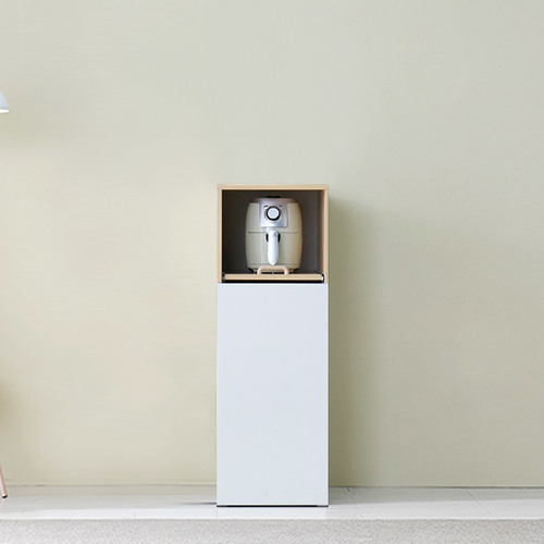 네온 400낮은 슬라이딩 주방수납장 비스포크냉장고장 냉장고옆수납장 그릇장식장