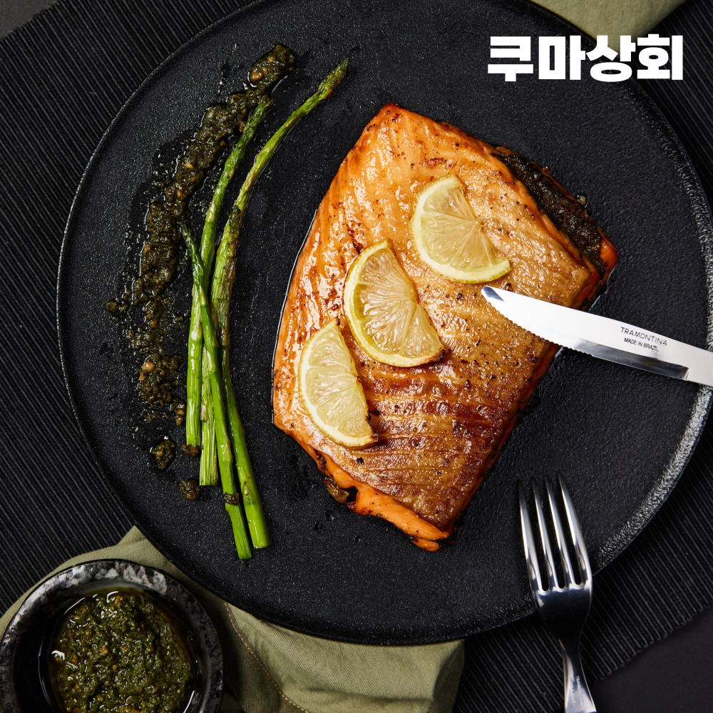 [간편조리]쿠마 연어 바질 스테이크 250g - 상세 이미지 2
