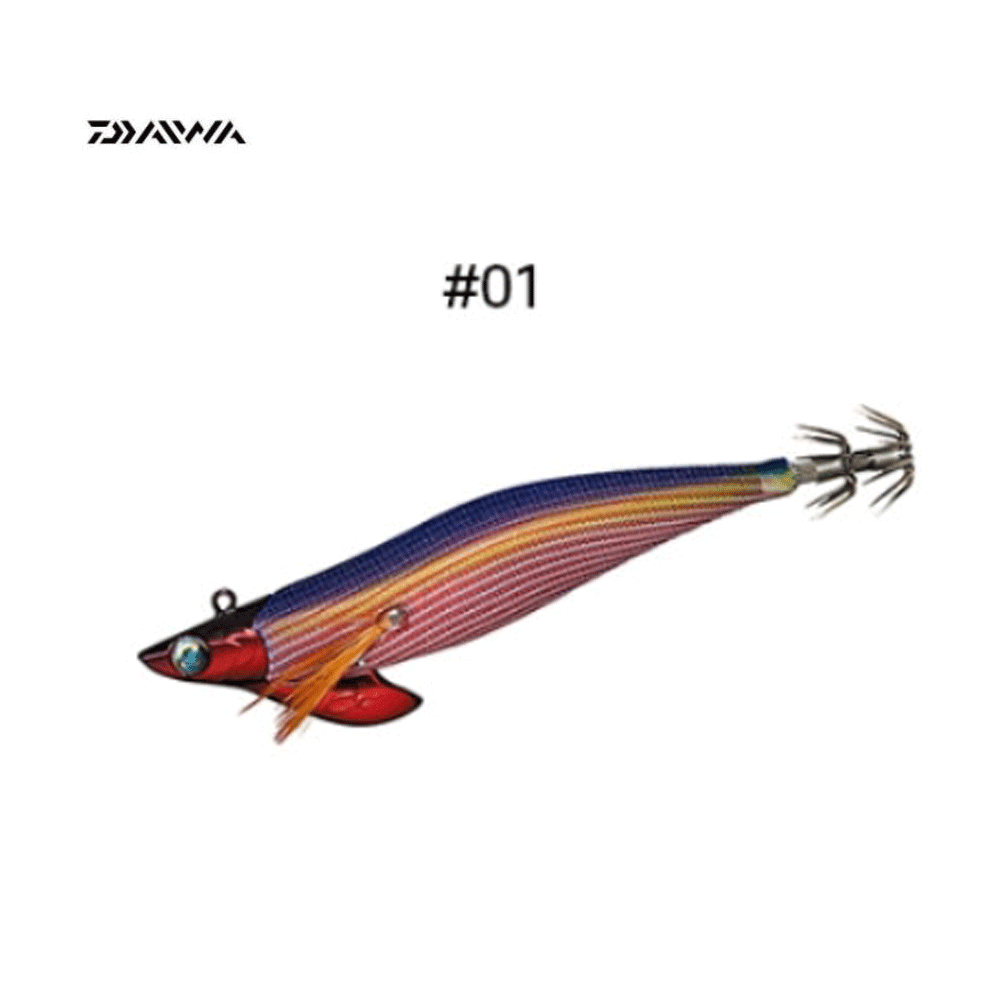 바다루어 다이와 보트2 퍼플퍼플 무늬오징어 팁런 TR 에기 에깅 1, 3호