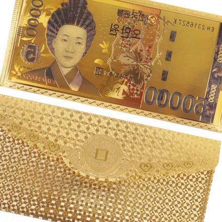 세뱃돈봉투 골드 디자인 명절용 축하금 포장 생일축하 용돈케이스 고급스러운