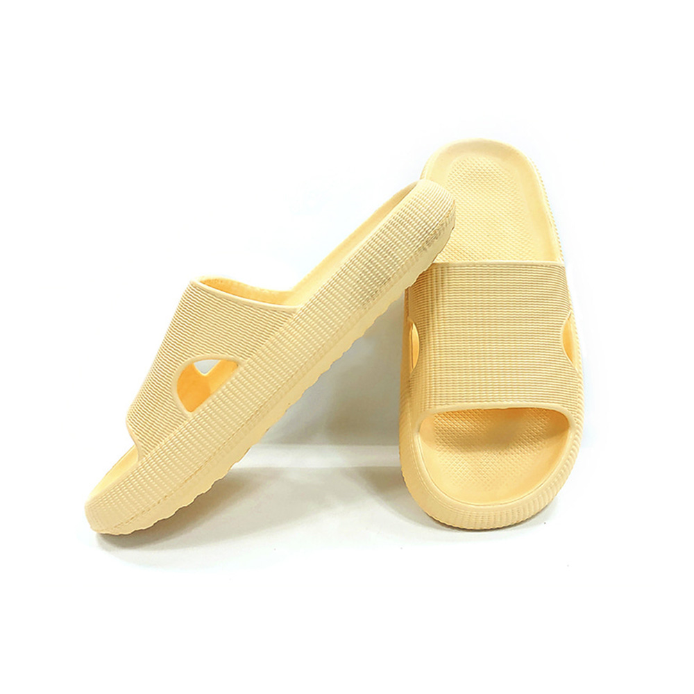 EVA 발망치 층간소음 실내화 무소음 실내 슬리퍼 실내용 사무실 임산부 산후조리원 학생 기숙사 옐로우, 250mm