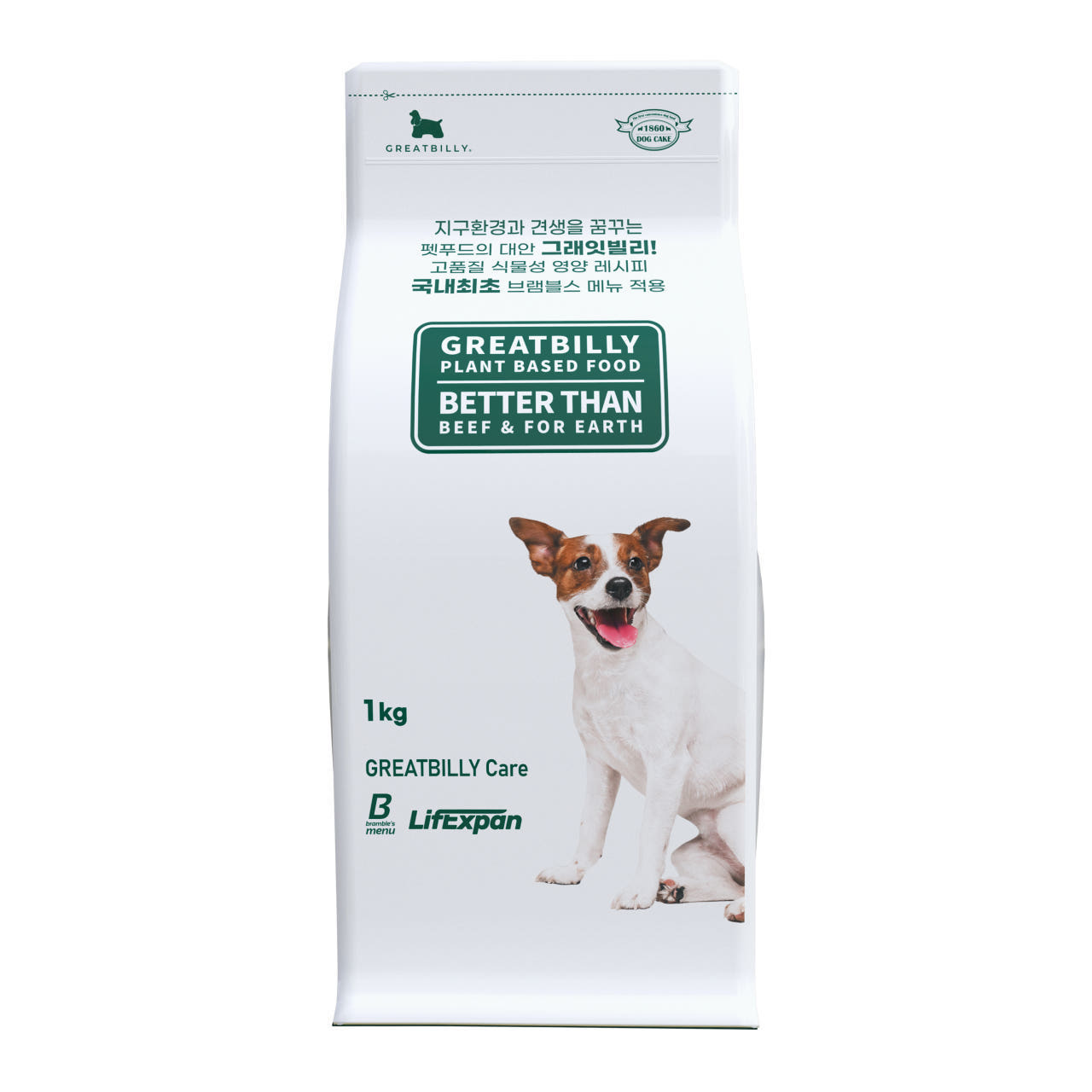 그래잇빌리 케어 1kg 패키지 강아지 건강증진 내과 질환 소화계 특화 사료
