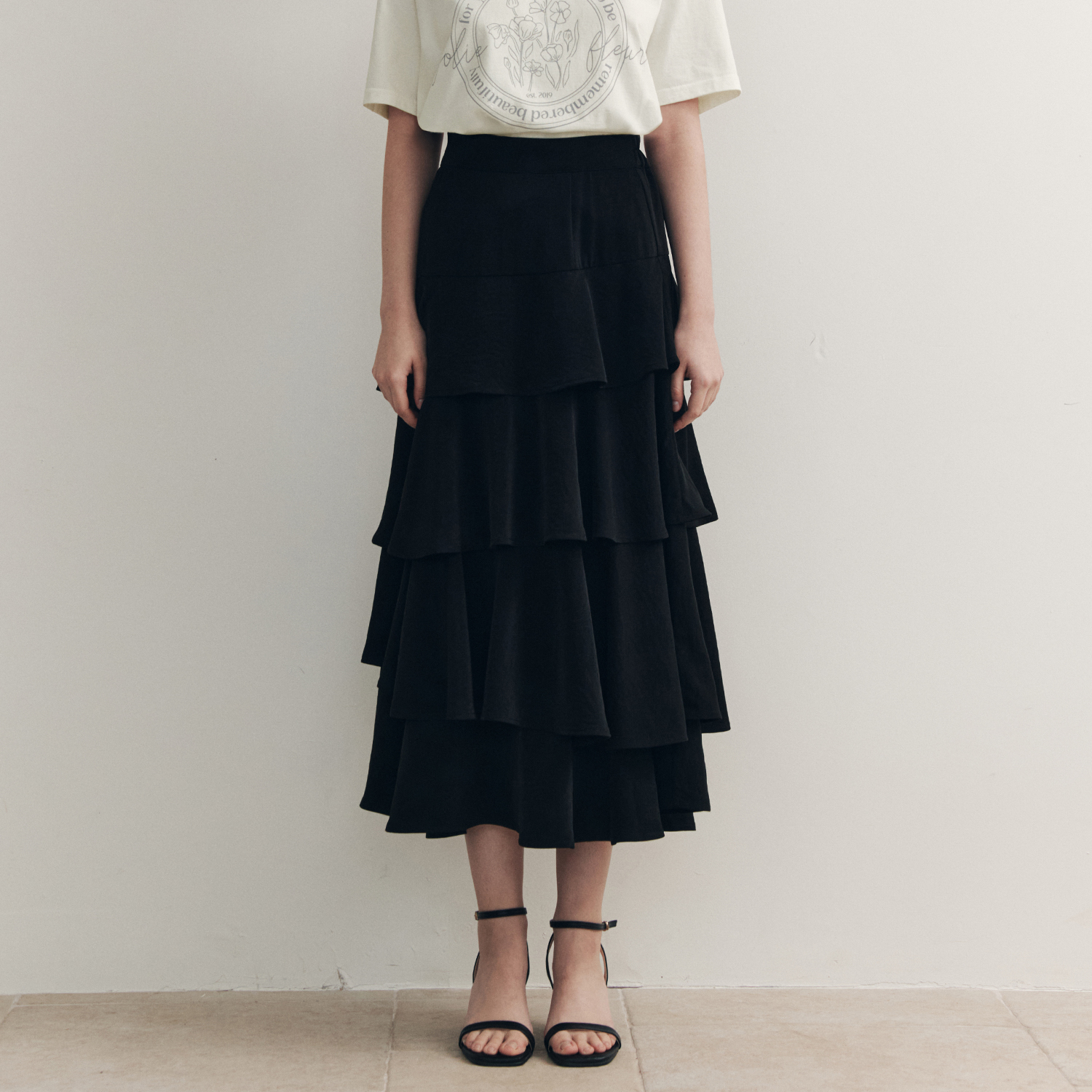[제로스트릿][3컬러] 캉캉 플레어 스커트 KANGKANG FLARE SKIRT - 상세 이미지 5