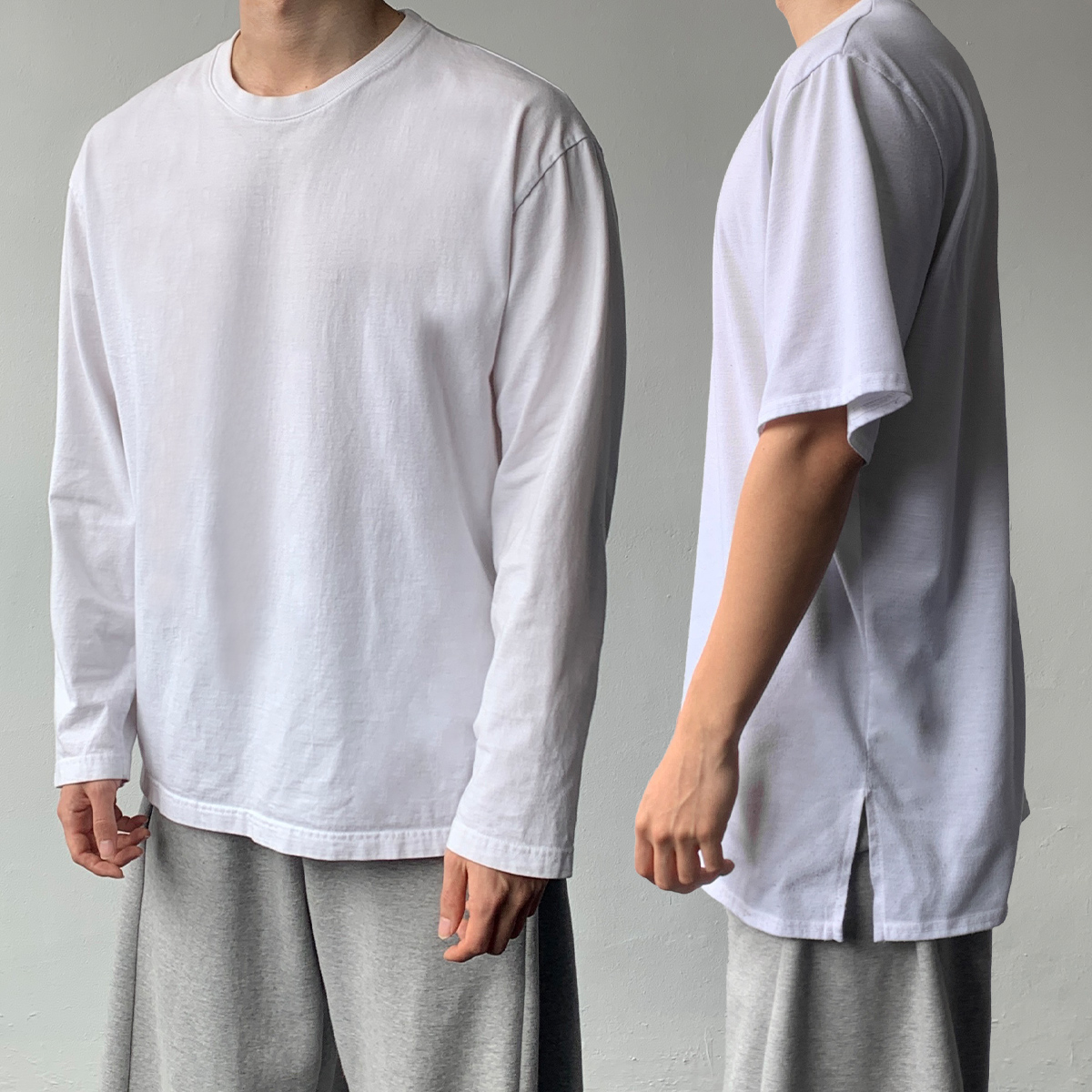 흰색면티 무지티셔츠 무지티
