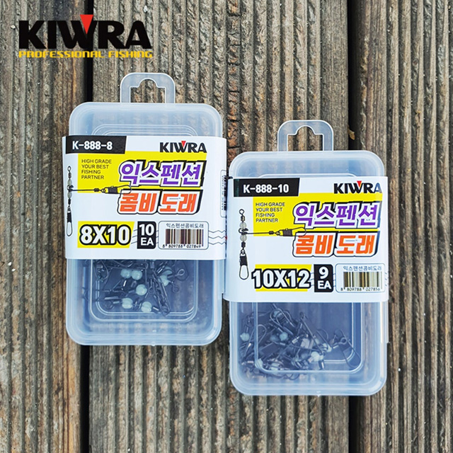 키우라 익스펜션 콤비 도래 K-888 쭈꾸미 갑오징어 직결 채비 - 상품 이미지