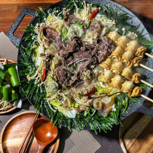 테오푸드 스지 아롱사태 수육 전골 밀키트 캠핑 음식 요리 맛있게 먹은 솔직 후기 - 상품 이미지 3