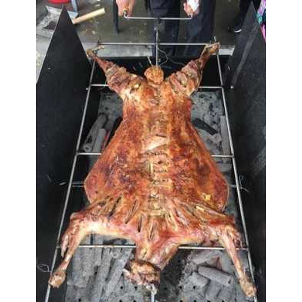 캠핑 로티세리 야외 양꼬치 스토브 회전 바베큐 카트 : 수아파파스토어2