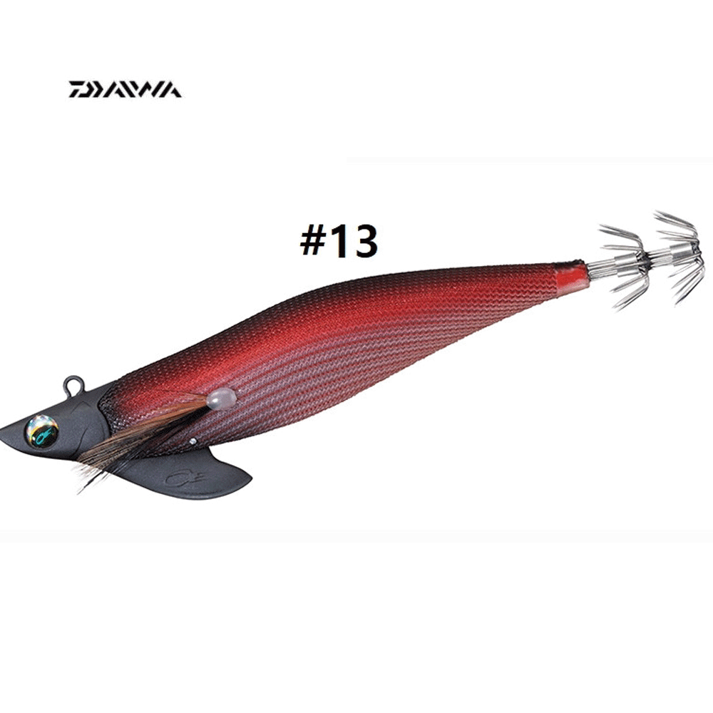 바다루어 다이와 보트2 퍼플퍼플 무늬오징어 팁런 TR 에기 에깅 13, 3호