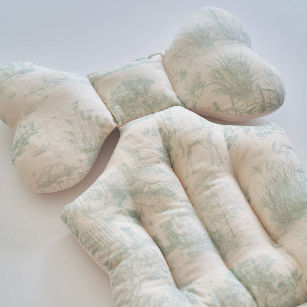 마롤로뜨 뜨왈드주이 사계절 유모차 라이너 통통 신생아 카시트 쿠션 양면 쿨시트 유아 민트