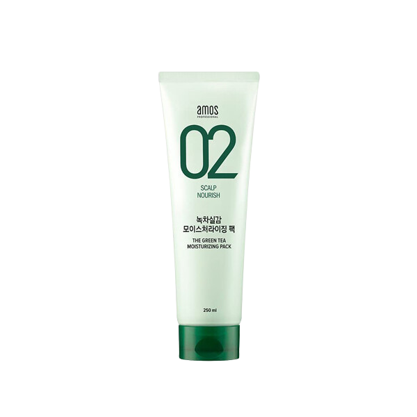 아모스 녹차실감 모이스처라이징 팩 250ml : 모던루나