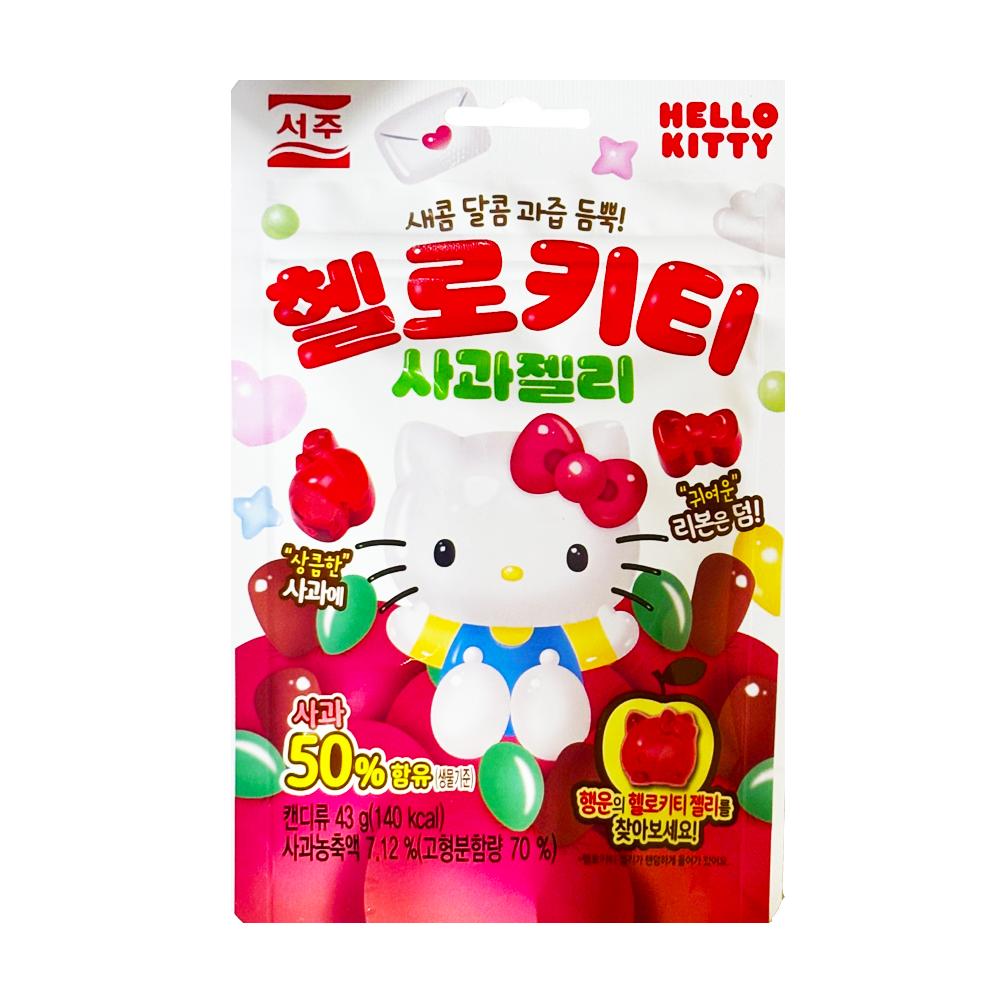 서주 헬로키티 사과젤리 43g : 다산메디