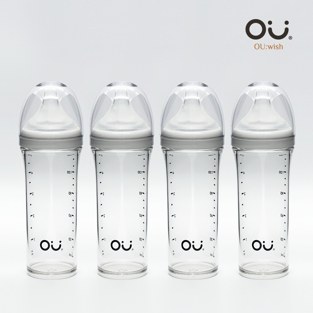 오유위시 PA 젖병(젖꼭지 포함) 150ml, 4개