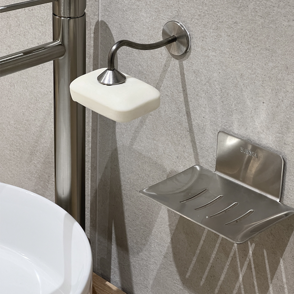 304 스텐 비누 받침대 홀더 세면대 주방 욕실 빨래 비누통 거치대 케이스 걸이 받침