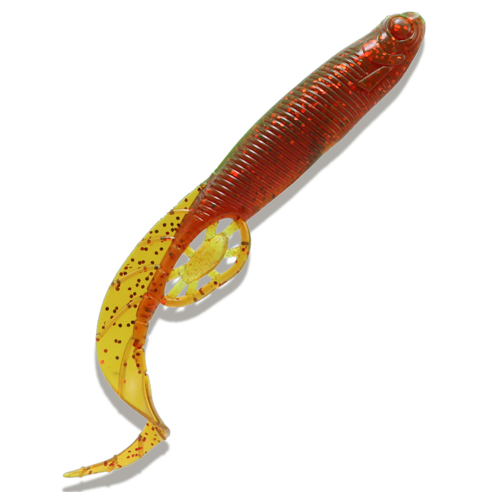캣츠크로우 모비딕테일 광어다운샷웜 광어웜 광따 008 모터 오일, 12.7cm(5인치) - 상세 이미지 3