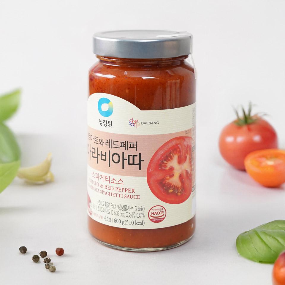 메가마트 대상 청정원 아라비아따 스파게티소스 600g - 상세 이미지 2