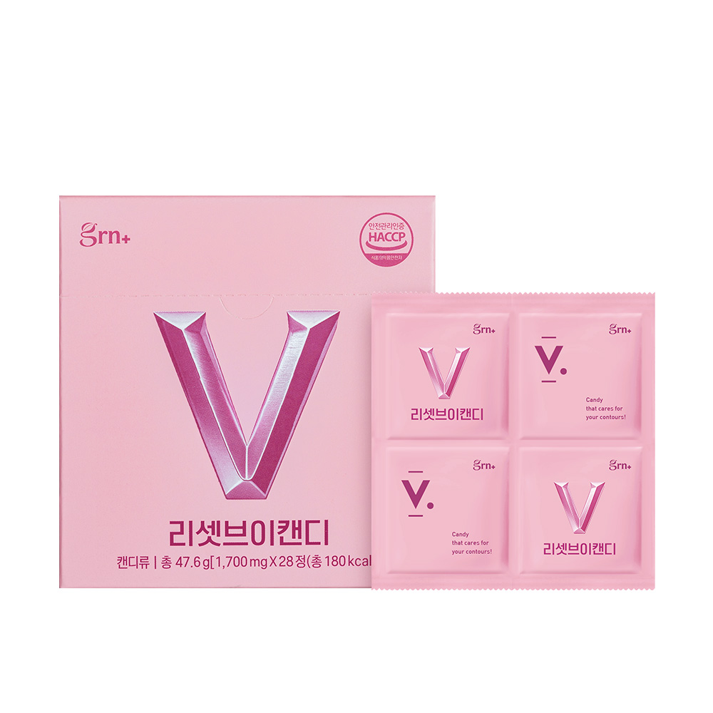 GRN 리셋 브이 캔디 브로멜라인 1박스 - 상품 이미지
