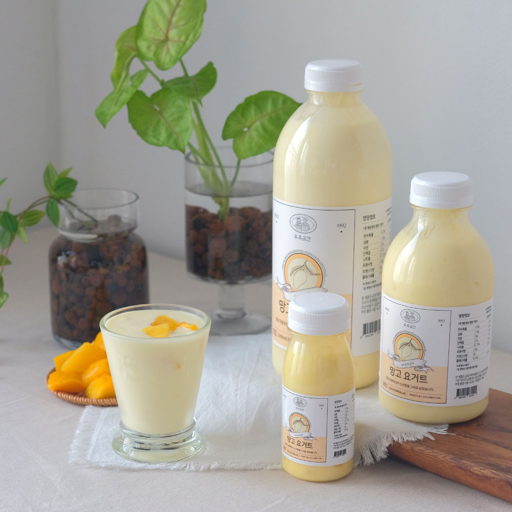 우유곳간 목장 직송 수제 마시는 요거트 망고, 500ml, 1개 - 상세 이미지 3