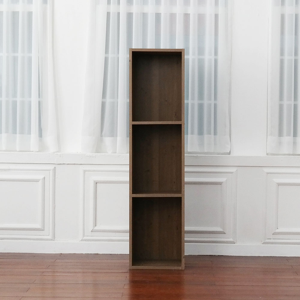 루이스 H1200 책장 300x240x1200mm, 3단, 엔틱 - 상세 이미지 2