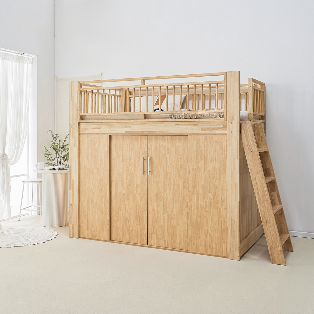 문하우스 성인 유아 어른 벙커침대 2층 벙커형 침대책상 세트