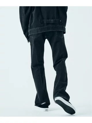 Levis 리바이스 x EDIFICE 517 TM 데님 팬츠 L29 블랙 - 상세 이미지 3