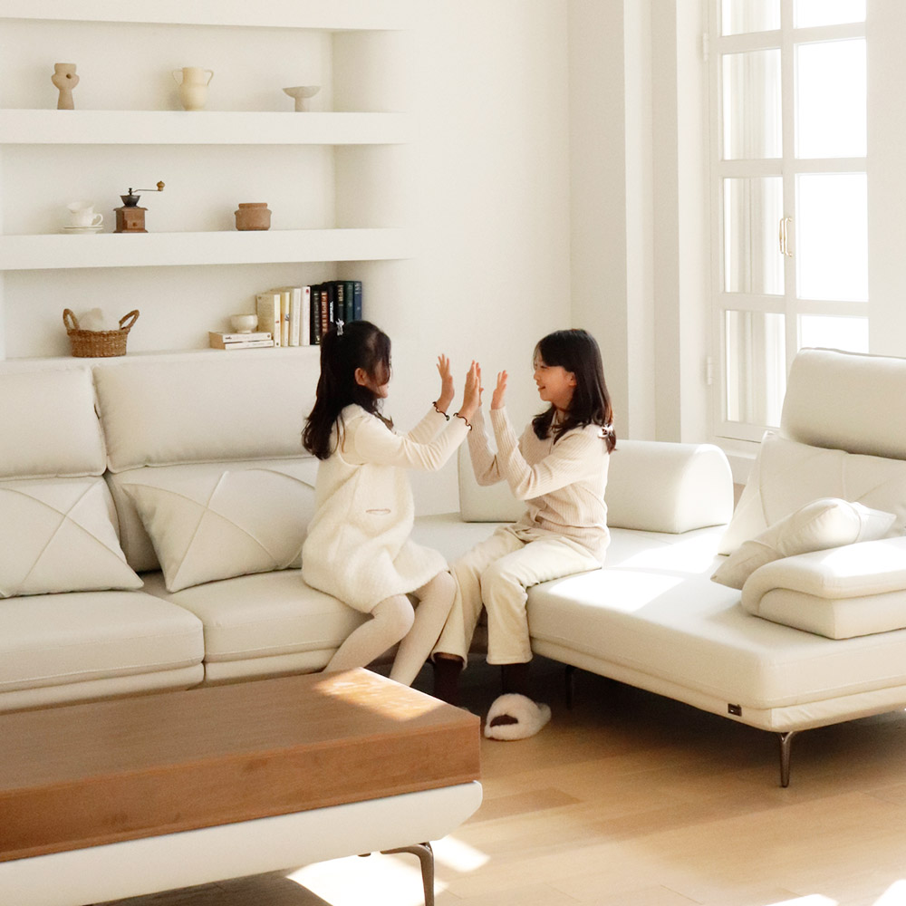 신소재 실리콘 비건가죽 방수/스크레치 내구성 강한 아머쇼파(3인/4인/6인-가로형/코너형)