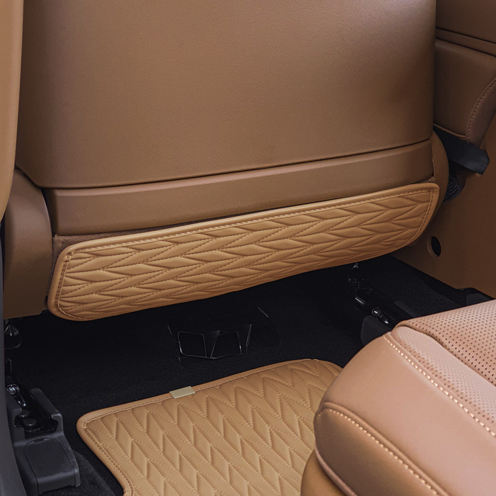 카프트 디 올 뉴 팰리세이드 LX3 가죽 시트백 언더커버 킥매트 용품 2P