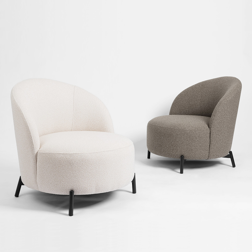 스코나 노아 패브릭 1인 소파 카페 호텔 라운지