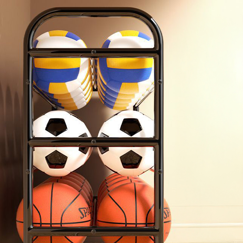 볼 캐리어 공 보관함 축구공 농구공 배구공 체육관 보관대 3단 - 상세 이미지 3