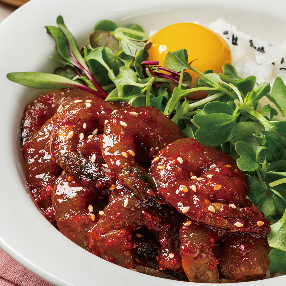 양념 깐 새우장 400g 손질 새우 깐새우장 간편식 캠핑 음식