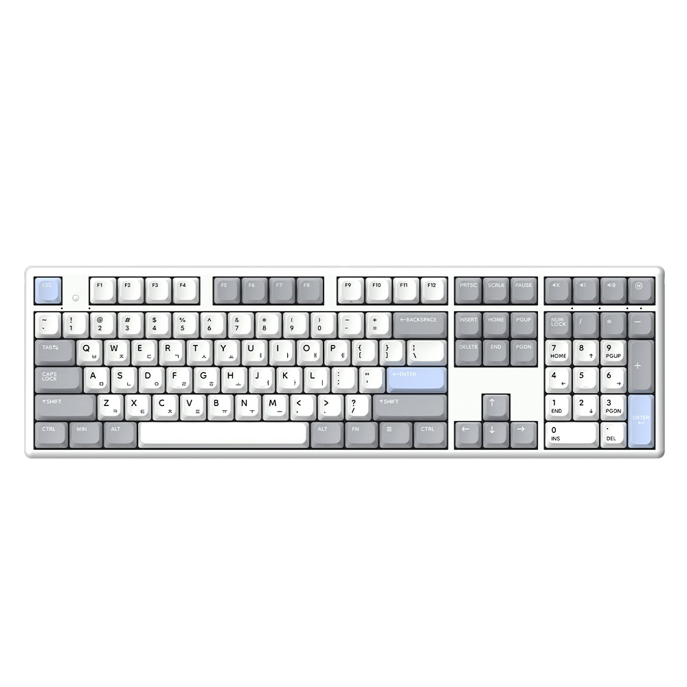 (Web Driver 업데이트) GK898B PRO 동그리 8K 3모드 무접점키보드 RETRO POINT, 무접점(정전용량), 45g