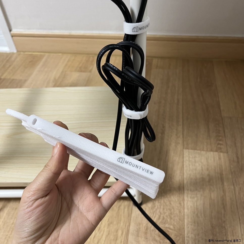 찍찍이 벨크로타이 벨크로 케이블타이 재사용 대형 컴퓨터 노트북 전기선 선정리 전선