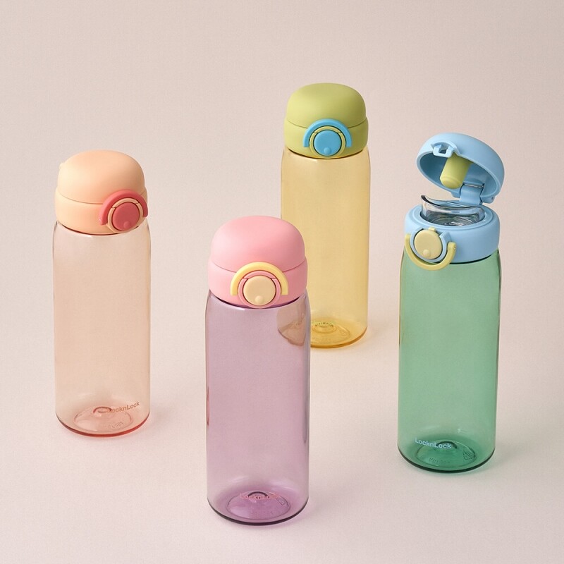 락앤락 각인텀블러 스쿨핏 스위치캡 보틀520ml 봄 여름 물통 포토 네임 사진 - 상세 이미지 2