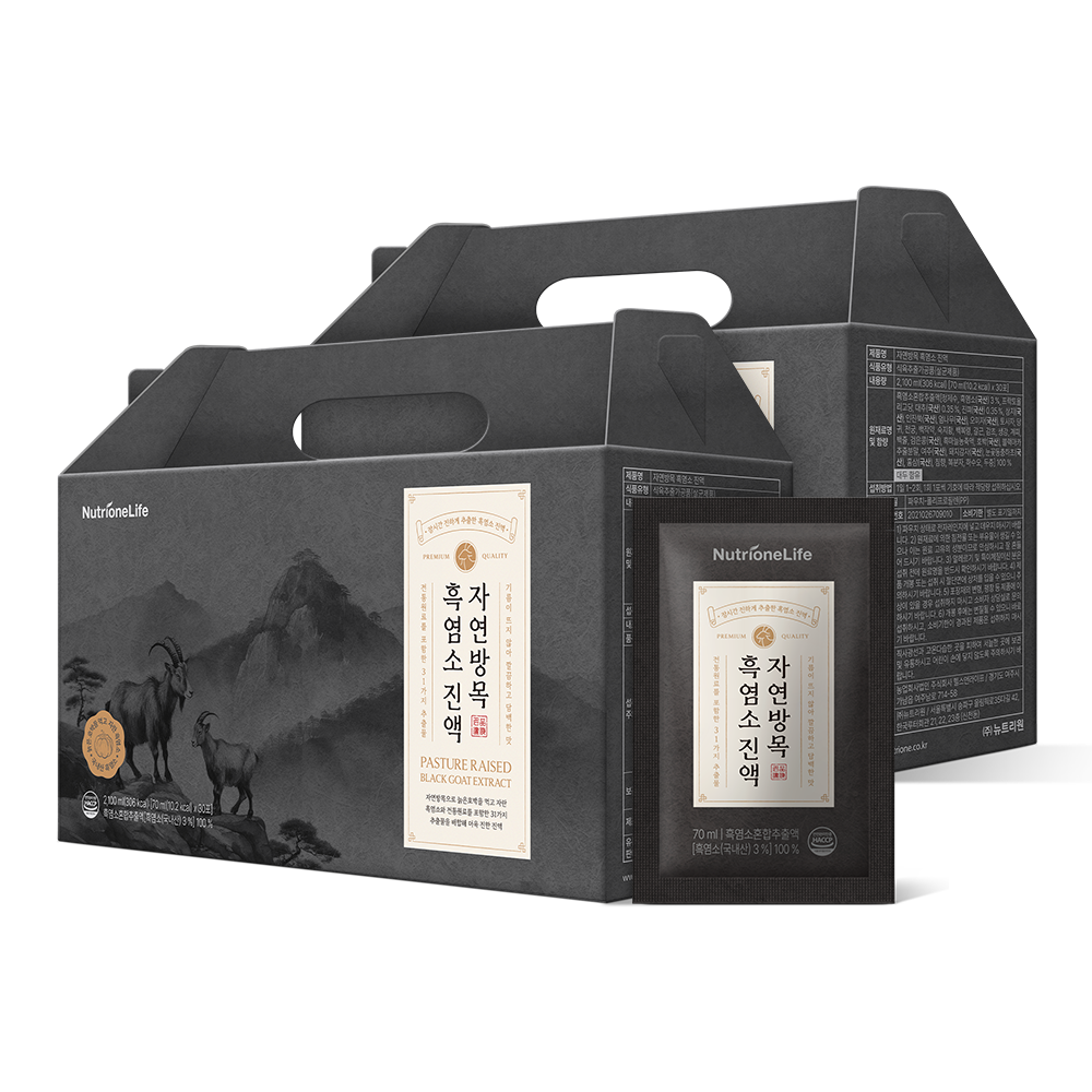 뉴트리원 자연방목 흑염소 진액 엑기스 즙 70ml 30포, 2개 - 상품 이미지