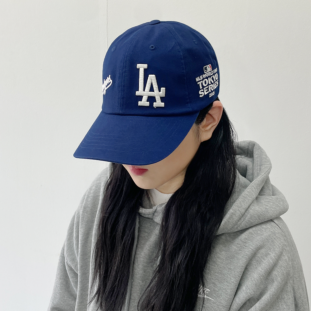 MLB 엠엘비 모자 도쿄시리즈 LA 다저스 로고 야구모자 볼캡 - 상세 이미지 5