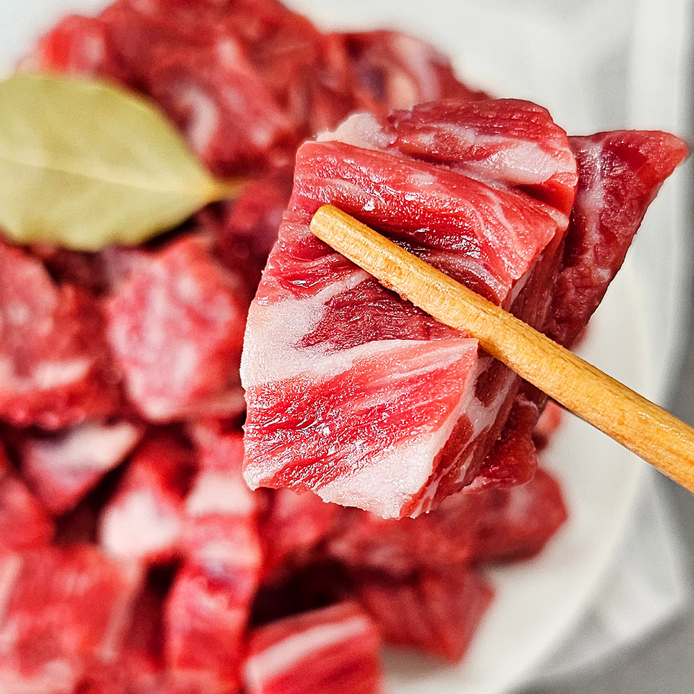 맛집대령 국내산 냉장 찹스테이크 300g 설도 앞다리 소스1봉 포함 스킨진공포장 이미지 7