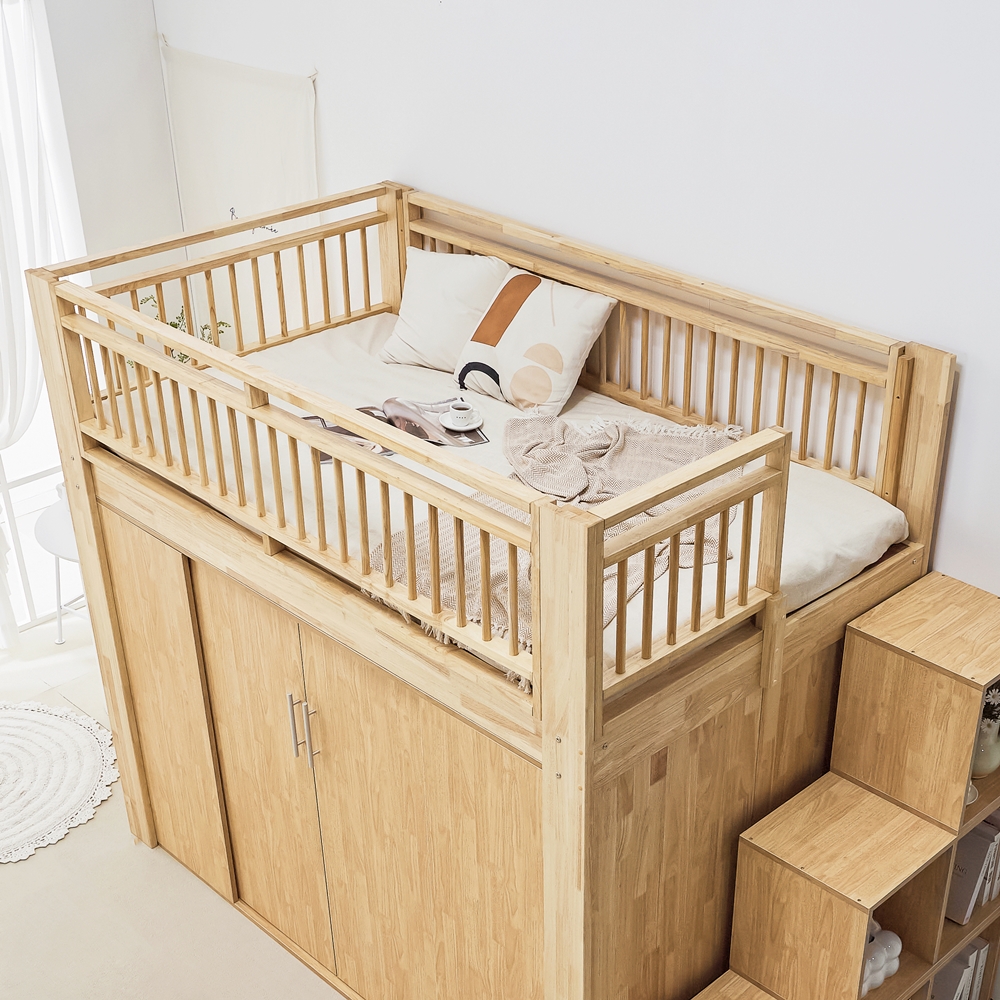 문하우스 유아 성인 벙커침대 어른 2층 벙커형 침대책상세트