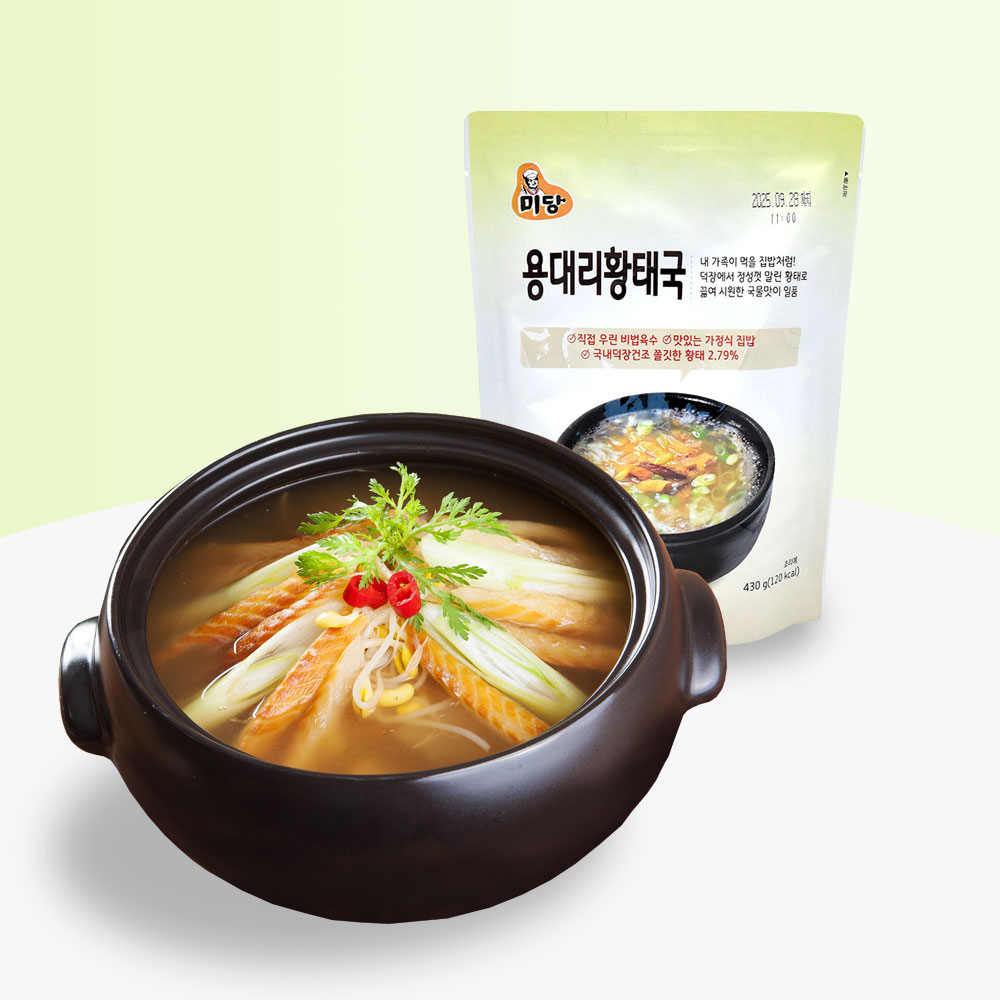 미당 용대리 황태국 430g 국산재료 실온 즉석탕 즉석국 3개 - 메인 이미지