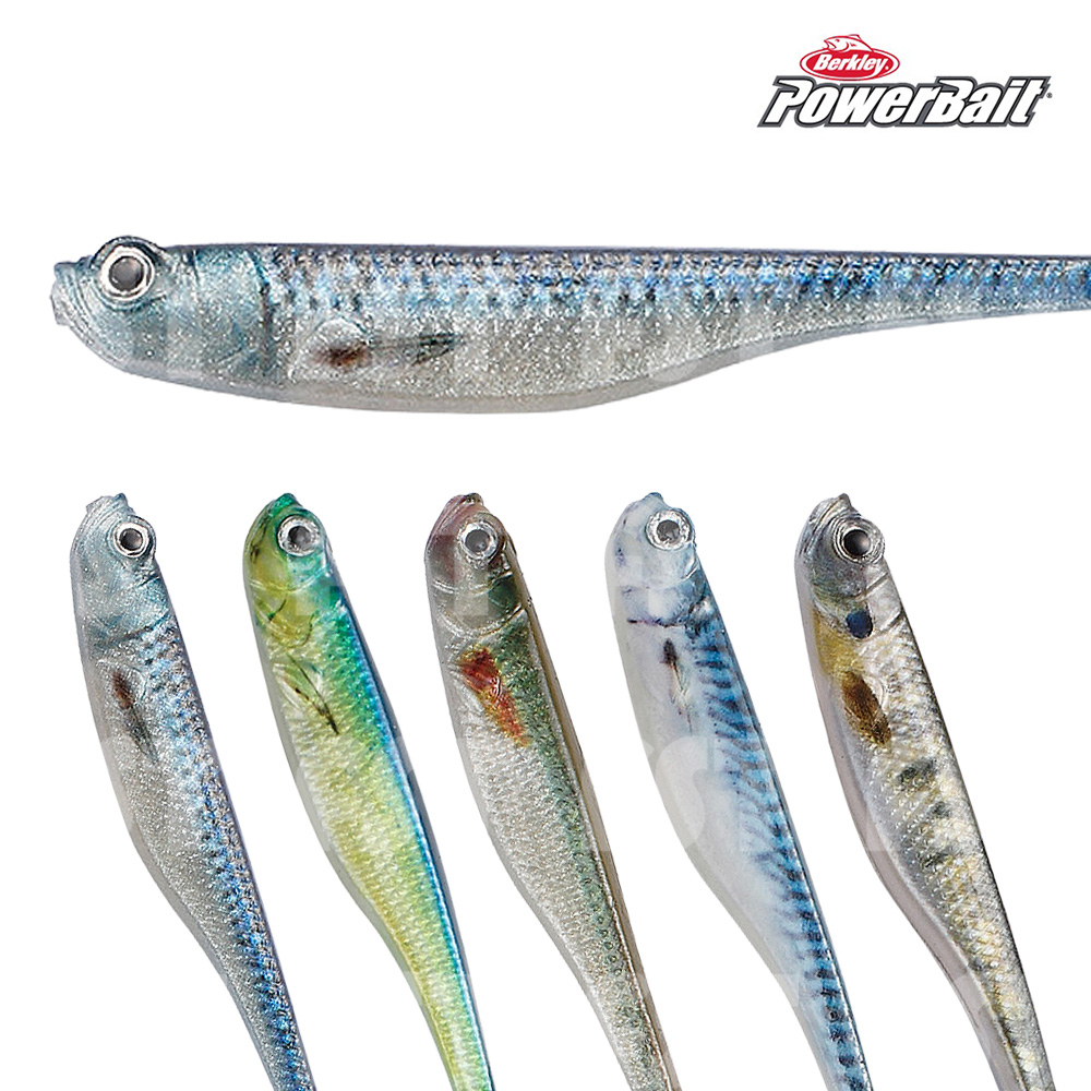버클리 광어 웜 광어다운샷웜 만세기 파워 저크쉐드 HD 수평 12.7cm (5인치) - 상품 이미지